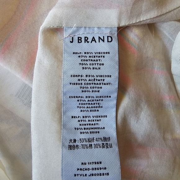 J Brand lightweight striped camisole / tank top size medium - Picture 13 of 14